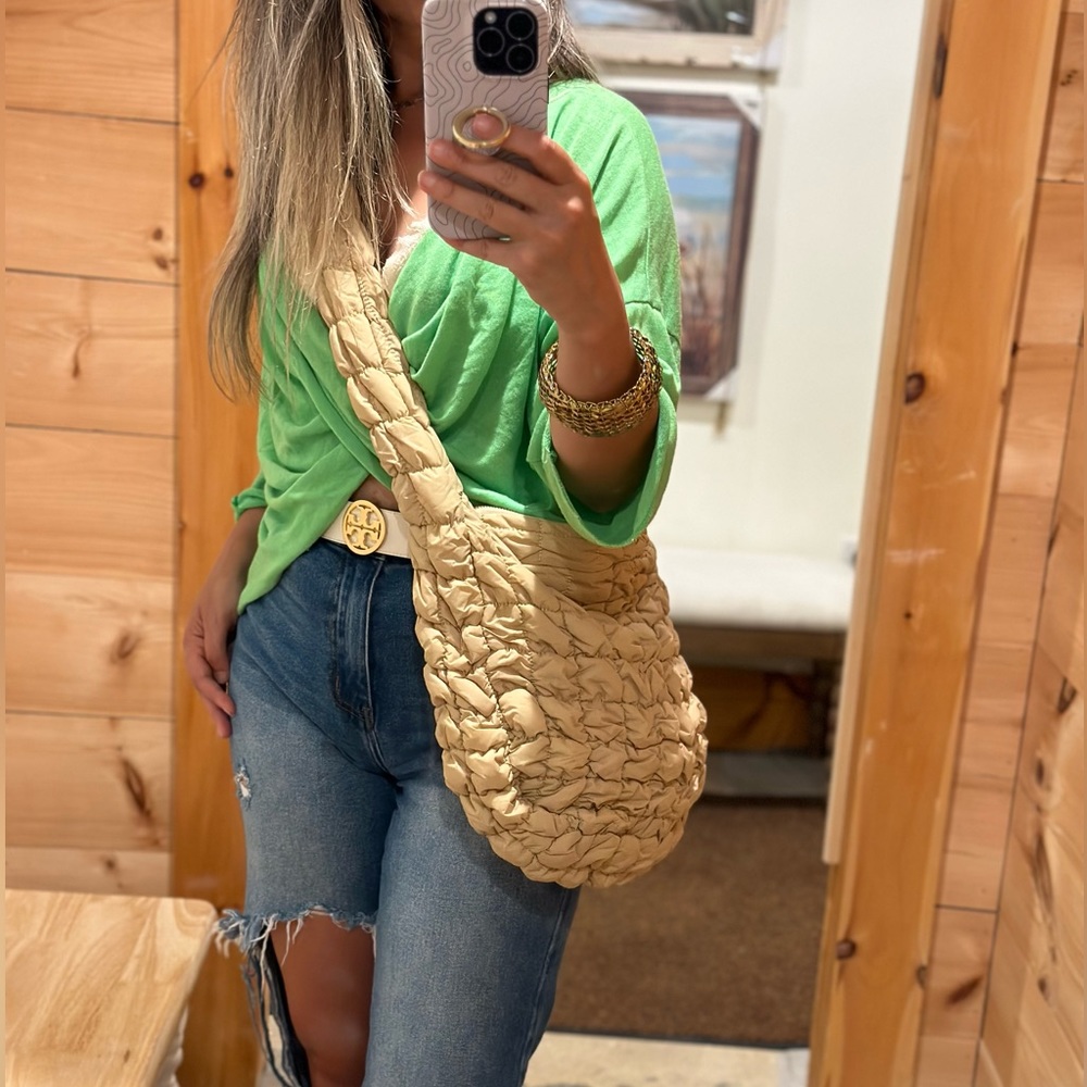 NWT Quilted carryall bag